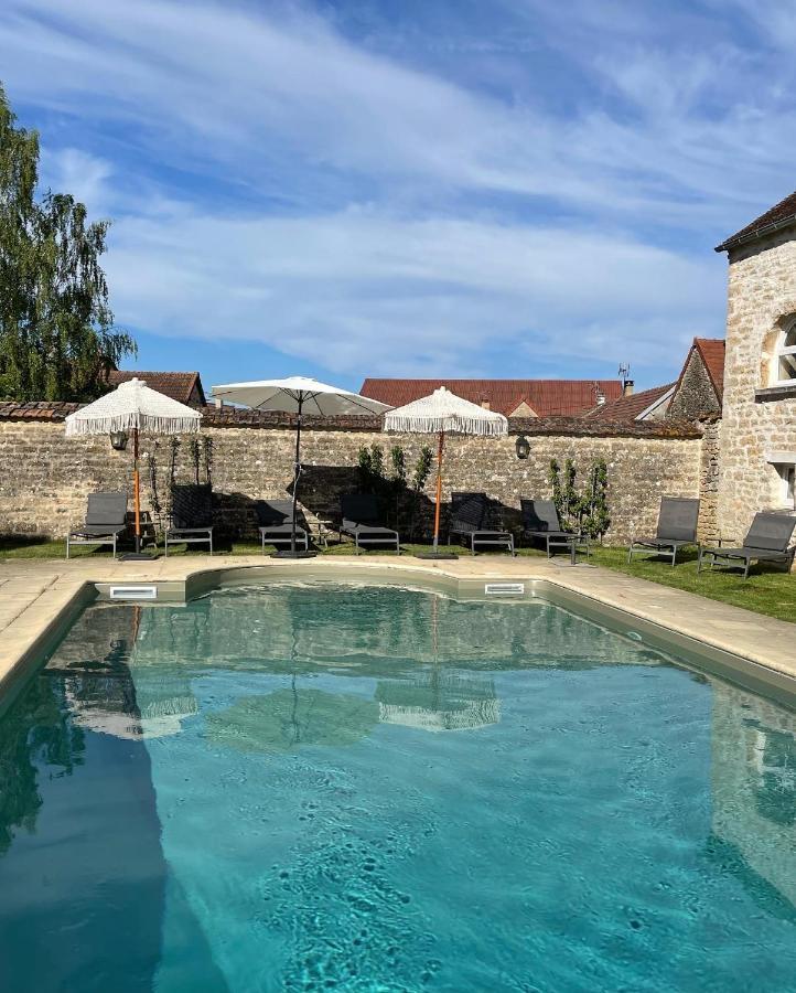 La Closerie De Gigny Maison Templiere Avec Piscine,Jacuzzi Exterior photo